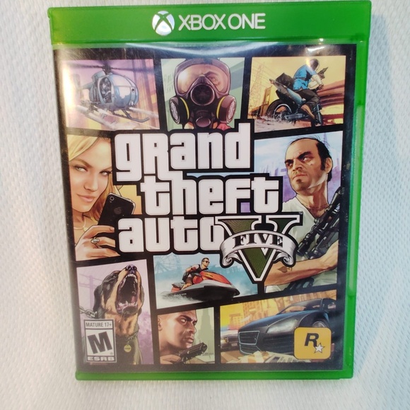 Xbox One Grand Theft Auto V Video Game G01-G111 - Picture 1 of 2